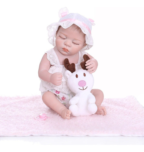 Bebê Reborn Realista Corpo De Silicone Original New Happy - Corre